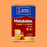 Tinta AcrÍlica Metalatex Fosco Super LavÁvel Laranja 18l- Sherwin Williams