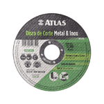 ATLAS DISCO DE CORTE METAL INOX 115X1,6"