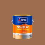 Tinta Esmalte SintÉtico Novacor Brilhante Marrom Conhaque 3,6l- Sherwin Williams