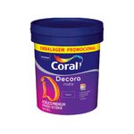 Tinta acrílica fosca 18L Coral Decora Matte