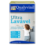 Ultra Lavável Branco Acetinado 18L - Qualyvinil