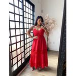 Vestido Rendado Natielle 5177 - Vermelho C034