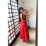 Vestido Rendado Natielle 5177 - Vermelho C034