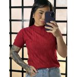 Blusa Trico trança 237- Vermelha 