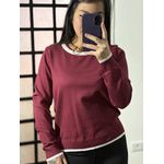 Blusa trico micaela 1612- Vinho