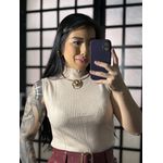 Regata tricô Raquel 8060- Rosé 