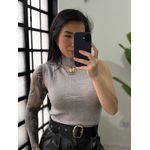 Regata tricô Raquel 8060- Cinza