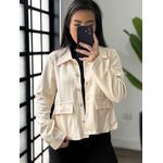 Casaco botoes giane 3901- bege