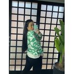 Blusa Trico mosaico Taila LV2172- Verde