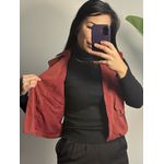 Colete Agnes forrado 3305 - Vinho 