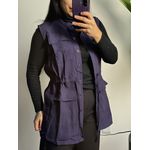 Colete alongado Ariane 1632- Azul