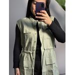 Colete alongado ariane 1632 - Verde