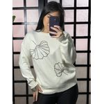 Tricô pedraria flor Giulia 3208 - Branco 