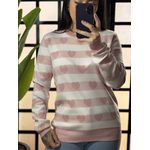 Blusa tricot coraçao 717-Rosa