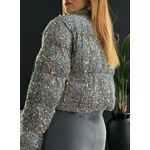 Jaqueta puffer coleção Shine 9912 - Cinza 