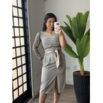 Conjunto saia Sabrina 2127 - Cinza 