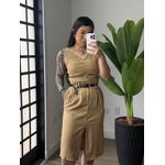 Conjunto saia Sabrina 2127 - Marrom 