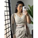 Conjunto saia Sabrina 2127 - Bege 