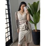 Conjunto saia Sabrina 2127 - Bege 