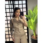 Conjunto Mafalda 61013 - Marrom Claro 