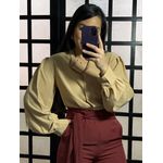 Camisa gola padre Bela 99202 - Bege 