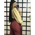 Camisa gola padre Bela 99202 - Bege 