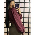 Camisa gola padre Bela 99202 - Vinho 