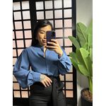 Camisa gola padre Bela 99202 - Azul 