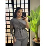 Conjunto Rebeca 7010 - Cinza 