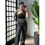 Macacão Alfaiataria Joana 7001 - Preto 