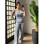 Macacão Alfaiataria Joana 7001 - Azul 