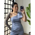 Macacão Alfaiataria Joana 7001 - Azul 