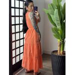 Vestido Lesi 802 - Laranja 