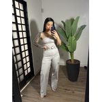 Macacão Cargo Taty 843 - Cinza