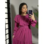 Vestido Babado Juli 1546 - Roxo 