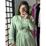 Vestido Babado Juli verde 1546