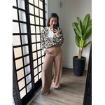 Calça Alfaiataria Raquel 1604 - Marrom Claro 