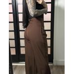 Calça Pantalona Fati 1342 - Marrom 