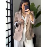 Blazer Manga 3/4 Olivia 016 - Bege 