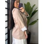 Blazer Manga 3/4 Olivia 016 - Bege 