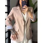 Blazer Manga 3/4 Olivia 016 - Bege 