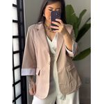 Blazer Manga 3/4 Olivia 016 - Bege 