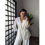 Blazer Manga 3/4 Olivia 016 - Branco 