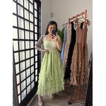 Vestido Bella Tule 2984 - Verde 