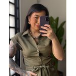 Macaquinho Linho Lia 399 -Verde 