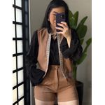 Conjunto Shorts Boho 9509 - Marrom 