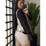 Conjunto Shorts Boho 9509 - Bege 