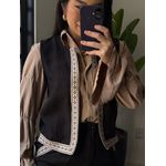 Conjunto Shorts Boho 9509 - Preto