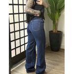 Calça Wide Leg - Lavagem Escura 