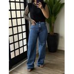 Calça Wide Leg - Lavagem Média 